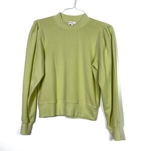 Michael Stars Kehlani Puff Sleeve Sweatshirt Size Small EUC